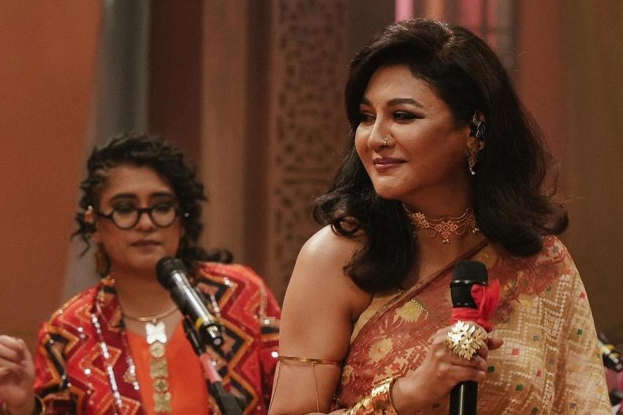 Bangladeshi actress Jaya Ahsan talks about her maiden song Tati in Coke Studio Bangla season 3