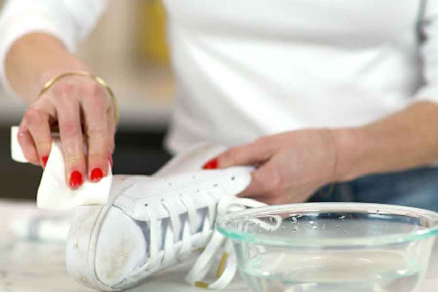 Keep your white sneakers sparkling with these cleaning tips 