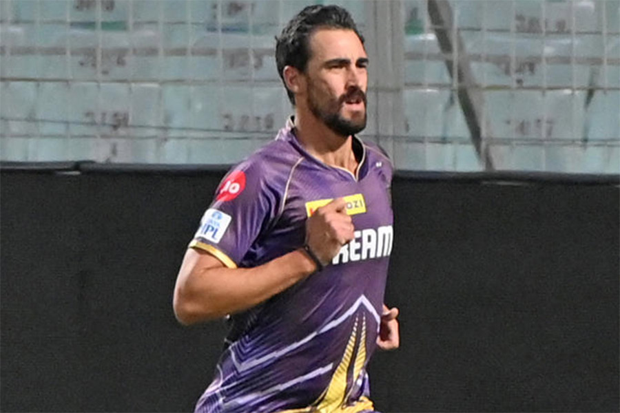 Mitchell Starc did not bowl in the practice session of KKR