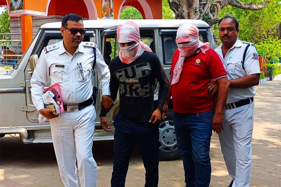 Two arrested in charges of Murder of an usury at Chinakuri