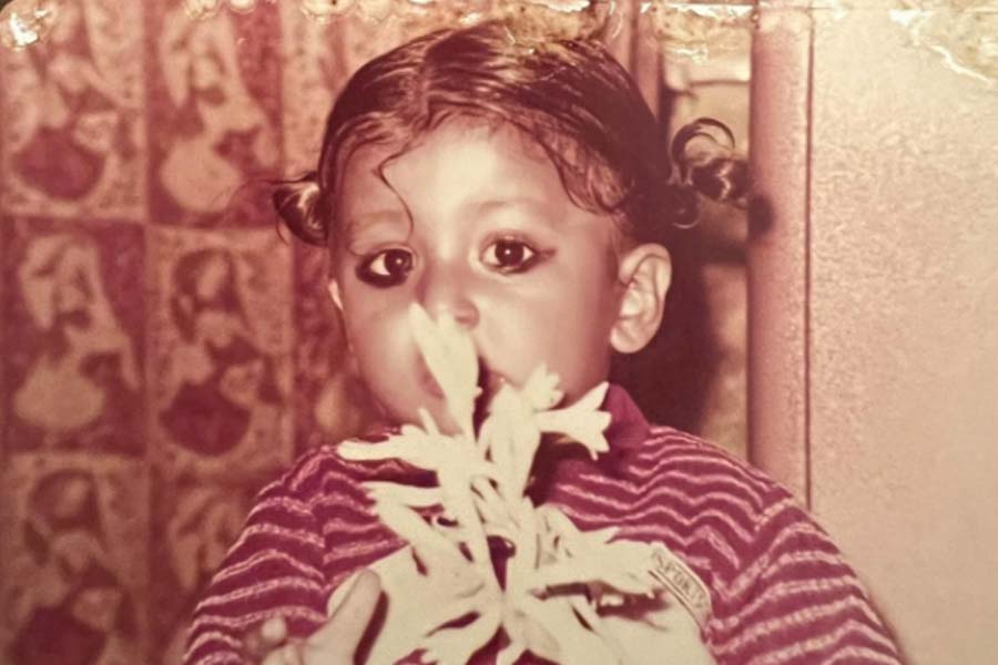 Bengali actress Paoli Dam shares an old unseen childhood photo