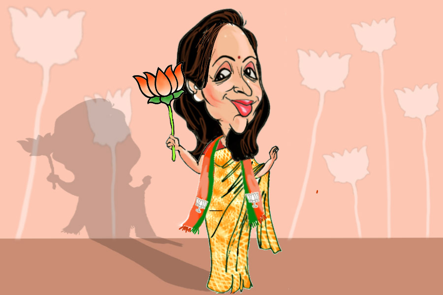 Tarader Katha: image of BJP leader Hema Malini