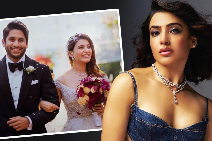 Samantha Ruth Prabhu chops her wedding gown in to strapless dress for this reason