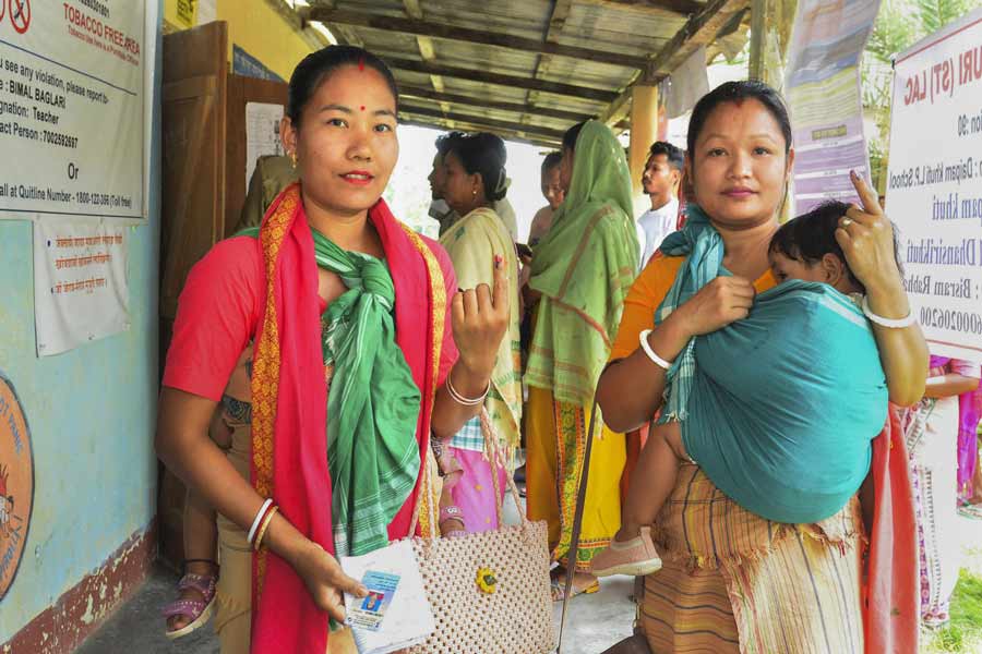 Vote percentage increased in Tripura, Manipur and Assam