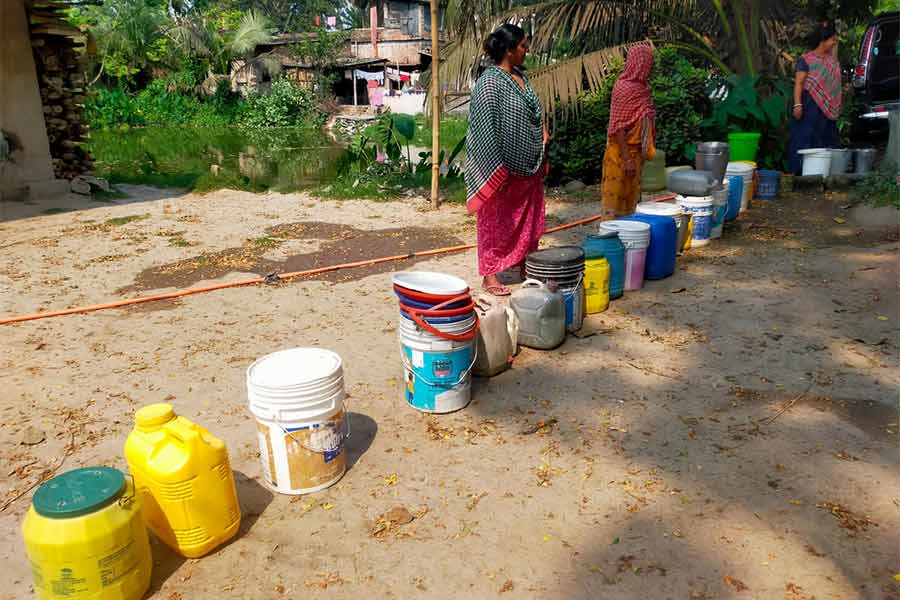 Severe water crisis at Villages of Magrahat