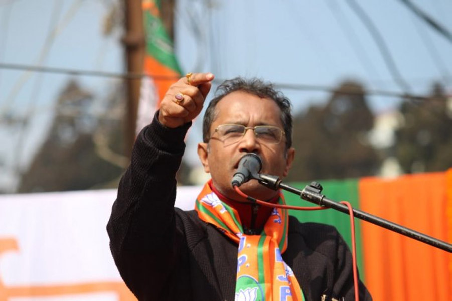 A section of the BJP claims that Bishnu Prasad Sharma may have benefited the BJP by contesting as an independent candidate