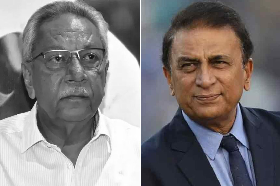 Anshuman Gaekwad and Sunil Gavaskar