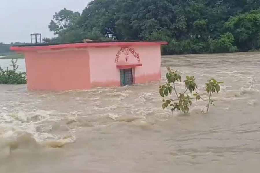 জলমগ্ন বাঁকুড়া।