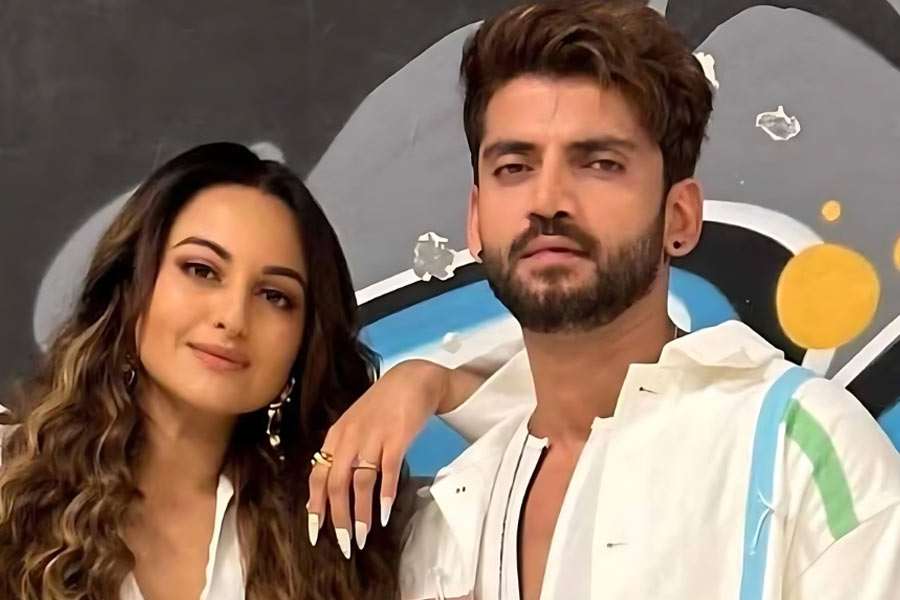 Image of Sonakshi Sinha and Zaheer Iqbal