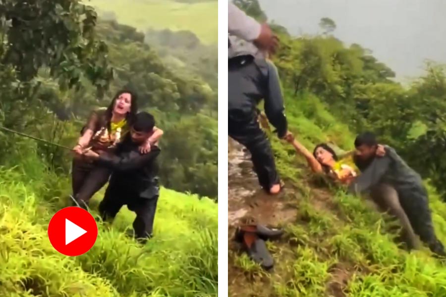 A 29 years old lady from Pune falls into a 100 feet deep Gorge while taking selfie