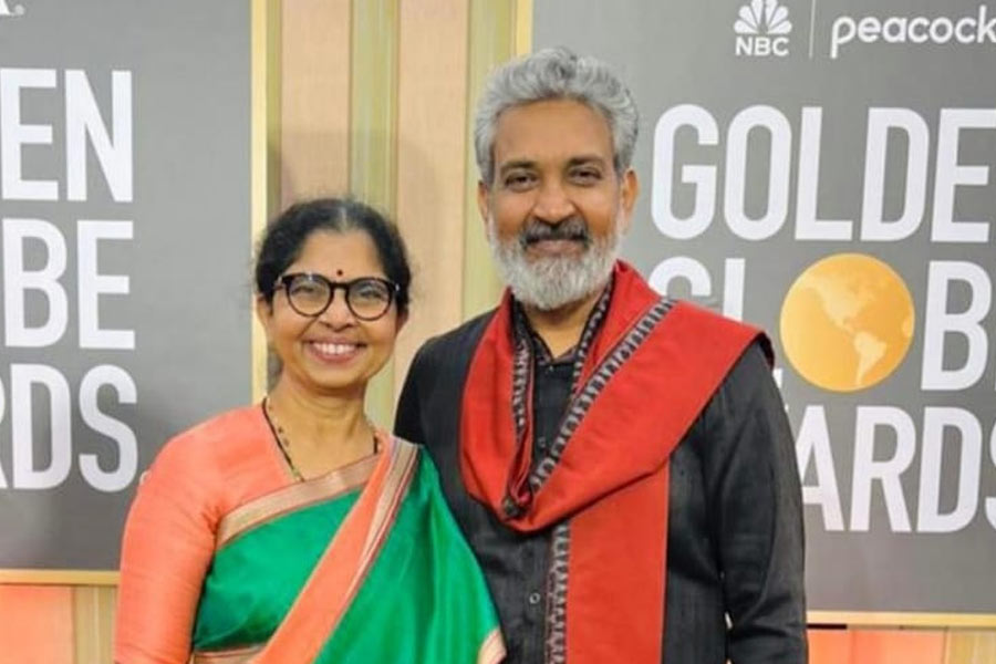 Image of SS Rajamouli and his wife Rama Rajamouli