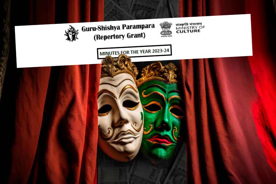 The Central Ministry has raised some questions about the theatre groups of West Bengal regarding the grant issue