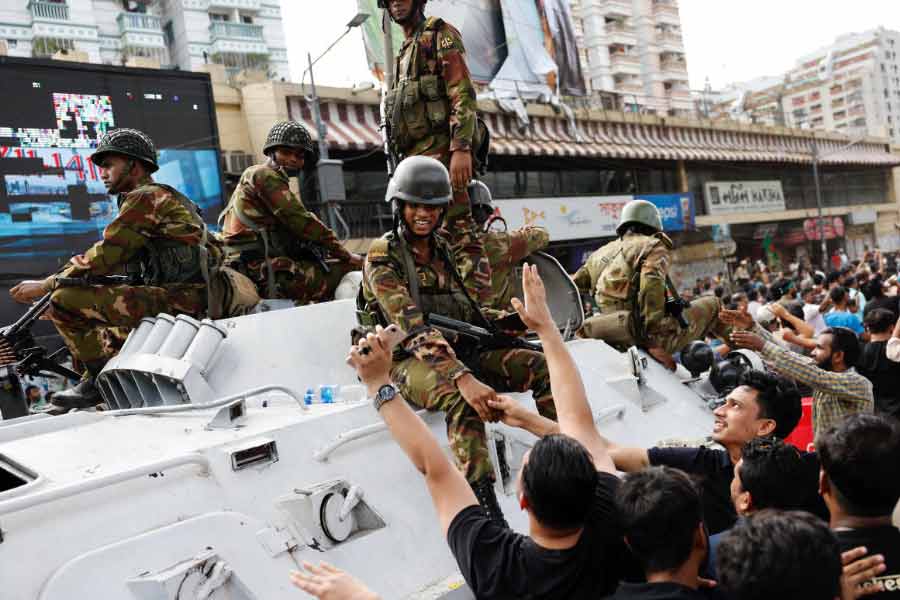 Pictures of Current situation of Bangladesh after Sheikh Hasina resign