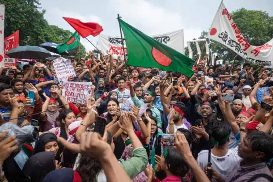 Pictures of Current situation of Bangladesh after Sheikh Hasina resign