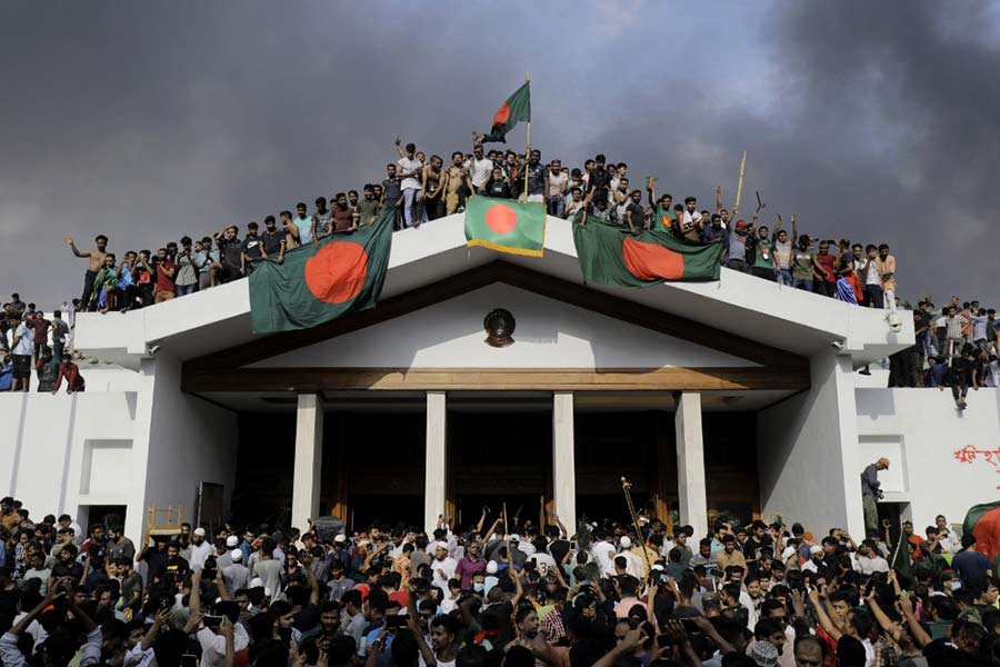 Under garments to goats, what Bangladeshi protesters took away from former PM Sheikh Hasina’s residence Ganabhaban