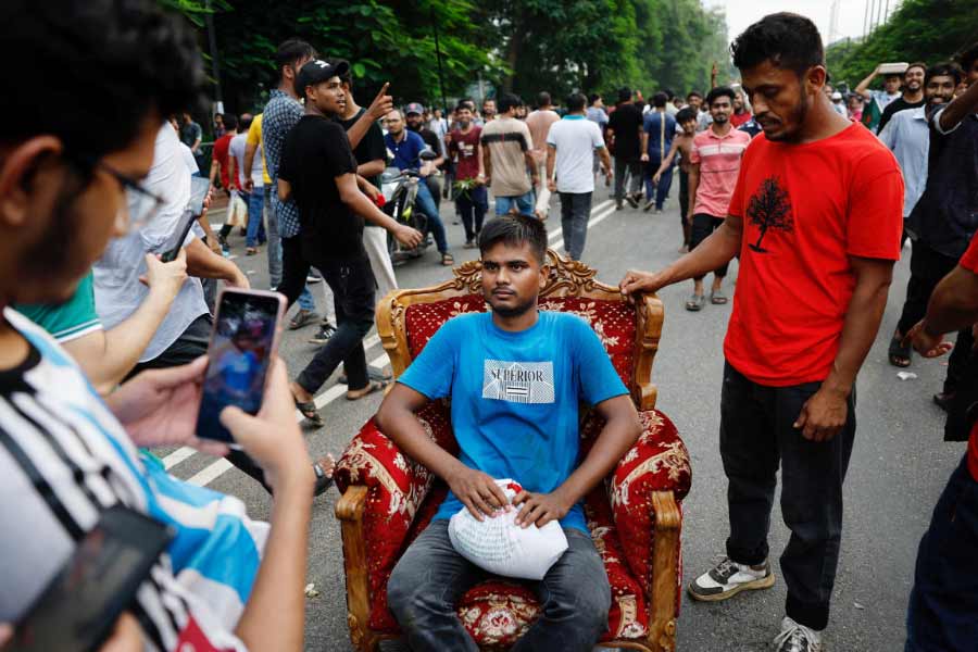 Under garments to goats, what Bangladeshi protesters took away from former PM Sheikh Hasina’s residence Ganabhaban