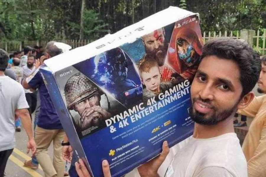 Under garments to goats, what Bangladeshi protesters took away from former PM Sheikh Hasina’s residence Ganabhaban