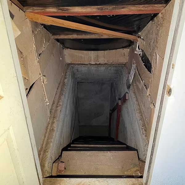 Couple discovers a small room in the backyard after buying new home in New Mexico