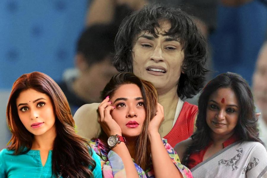 Bengali actress Ritabhari Chakraborty Bidipta Chakraborty and Rupanjana Mitra reacts to Vinesh Phogat’s disqualification at Paris Olympics