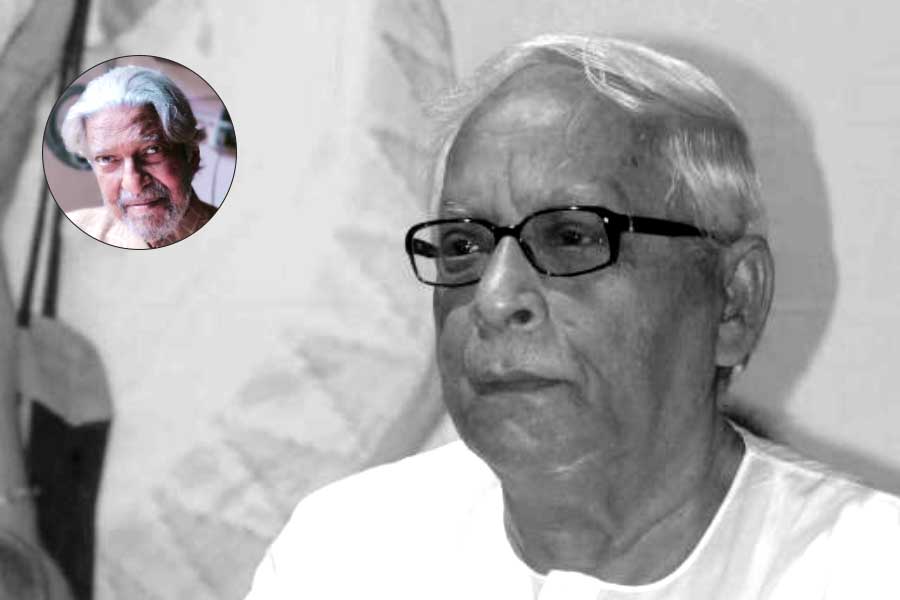 Image Of Late Buddhadeb Bhattacharya, Rudraprasad Sengupta