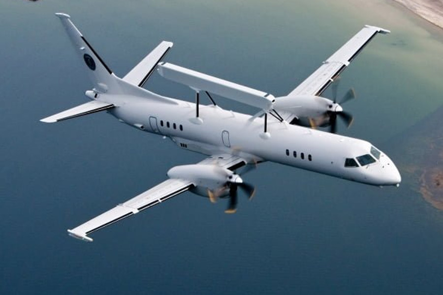 Pakistan Air Force got another Saab 2000 Erieye AEW&C Aircraft from Sweden 