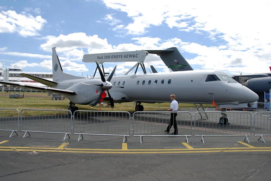 Pakistan Air Force got another Saab 2000 Erieye AEW&C Aircraft from Sweden 