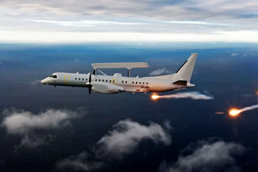 Pakistan Air Force got another Saab 2000 Erieye AEW&C Aircraft from Sweden 