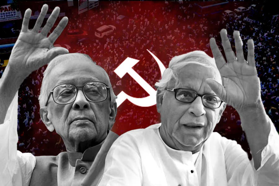 A narrative of the last journey of Buddhadeb Bhattacharjee