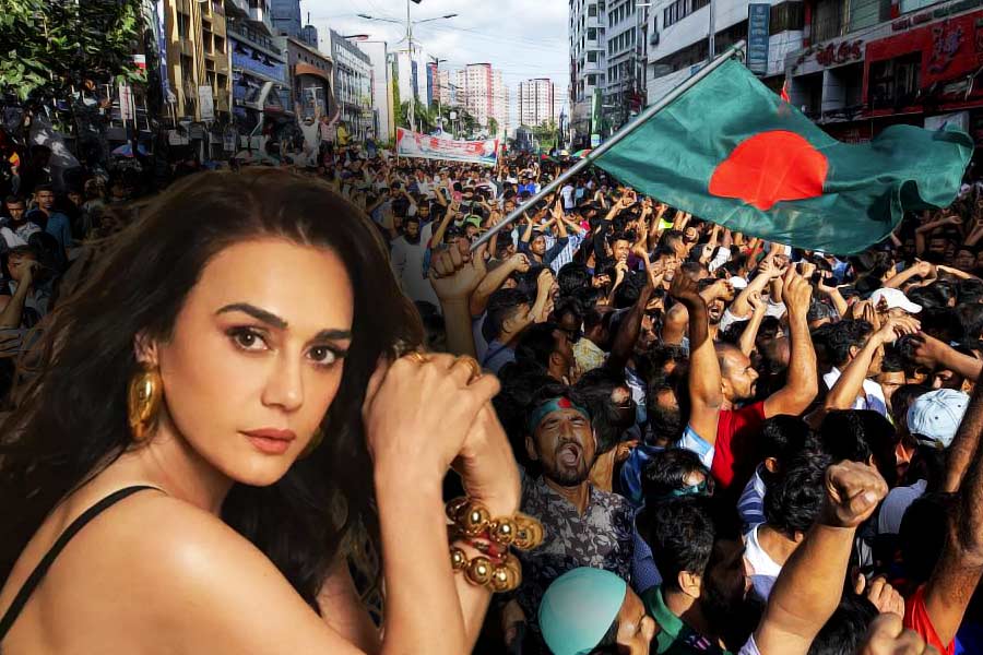 Preity Zinta raised her voice against unrest situation in Bangladesh