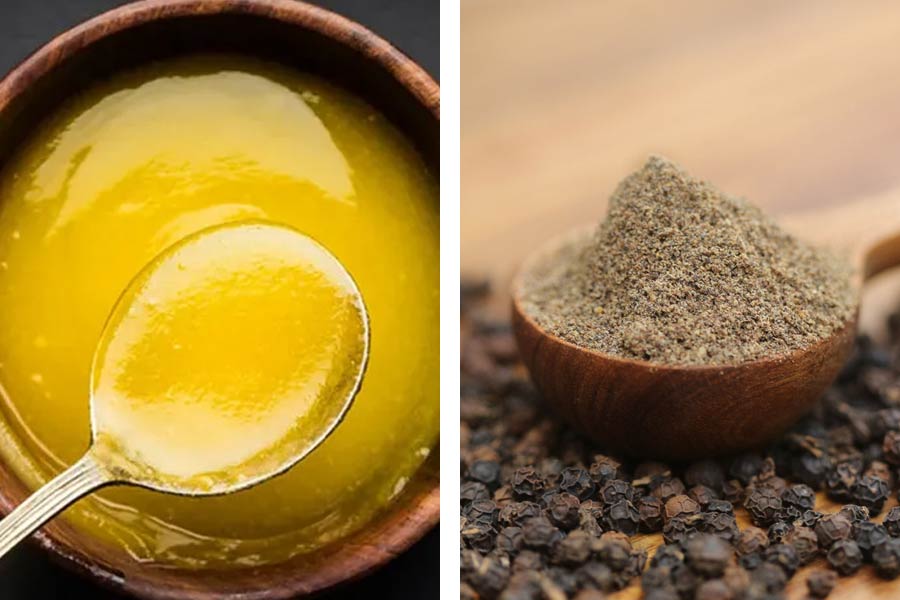 Know the benefits of having spoonful of ghee and black pepper