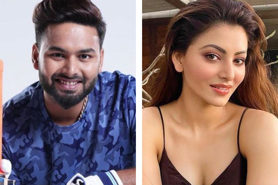 picture of Rishabh Pant and Urvashi Rautela