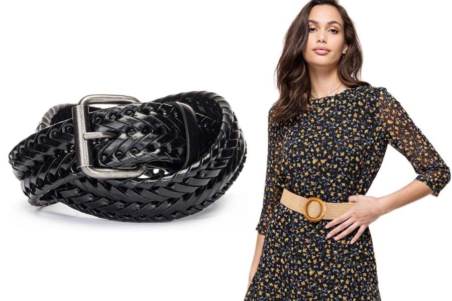 ব্রেডেড বেল্ট।