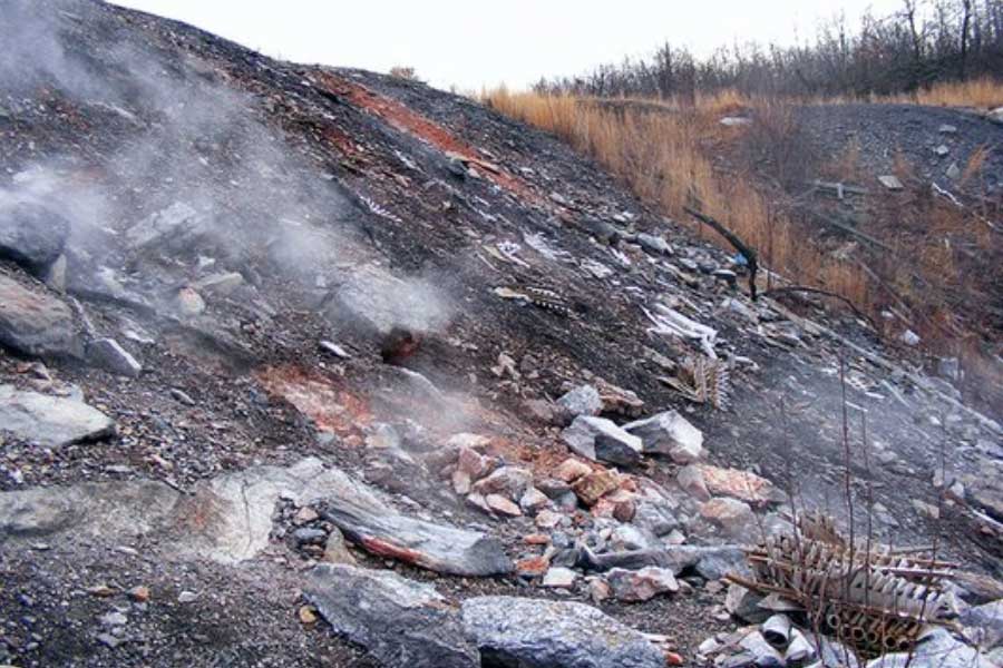 Never ending underground fire of Centralia