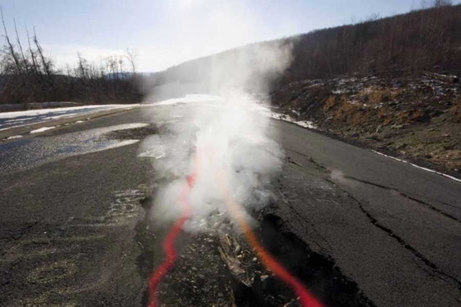 Never ending underground fire of Centralia