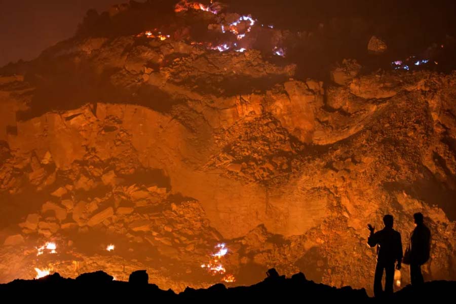 Never ending underground fire of Centralia