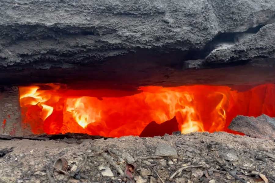 Never ending underground fire of Centralia