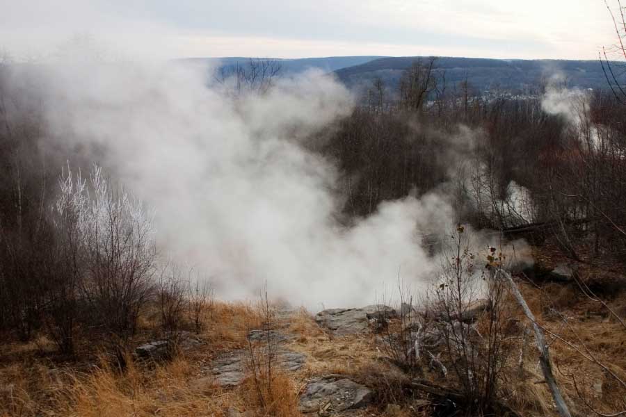 Never ending underground fire of Centralia
