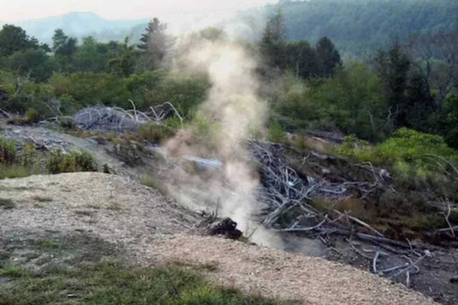 Never ending underground fire of Centralia