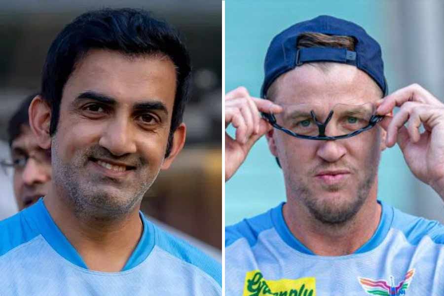 picture of Gautam Gambhir and Morne Morkel