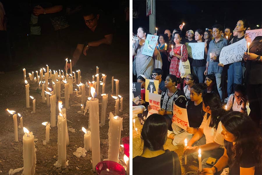 লোখন্ডওয়ালাতে রাত দখলের জমায়েত।