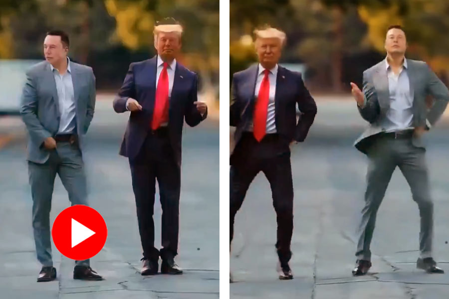 Viral AI-generated video of Elon Musk and Donald Trump dancing