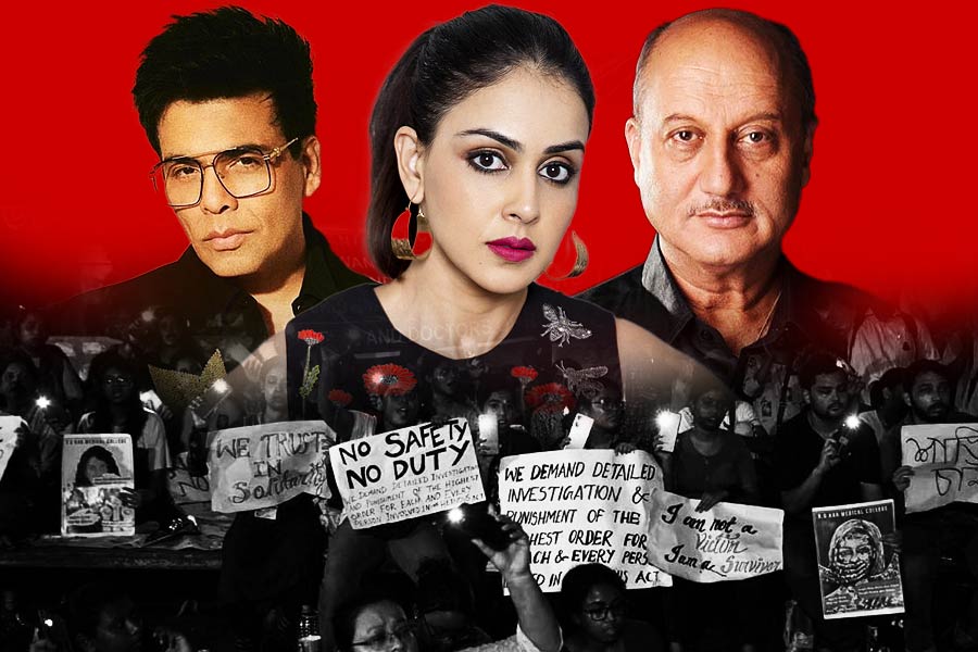 Anupam Kher, Karan Johar and Genelia Deshmukh condemned the RG Kar incident