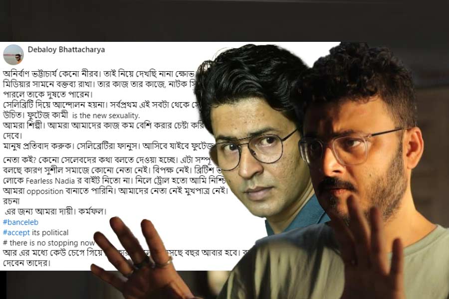 Bengali director Debaloy Bhattacharya supported Anirban Bhattacharya regarding RG Kar incident