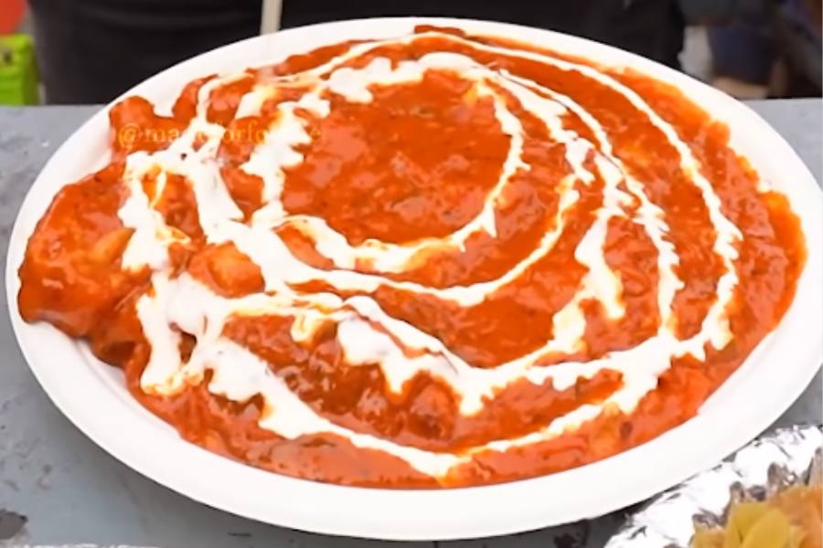 তৈরি হওয়ার পর আম-মোমো!