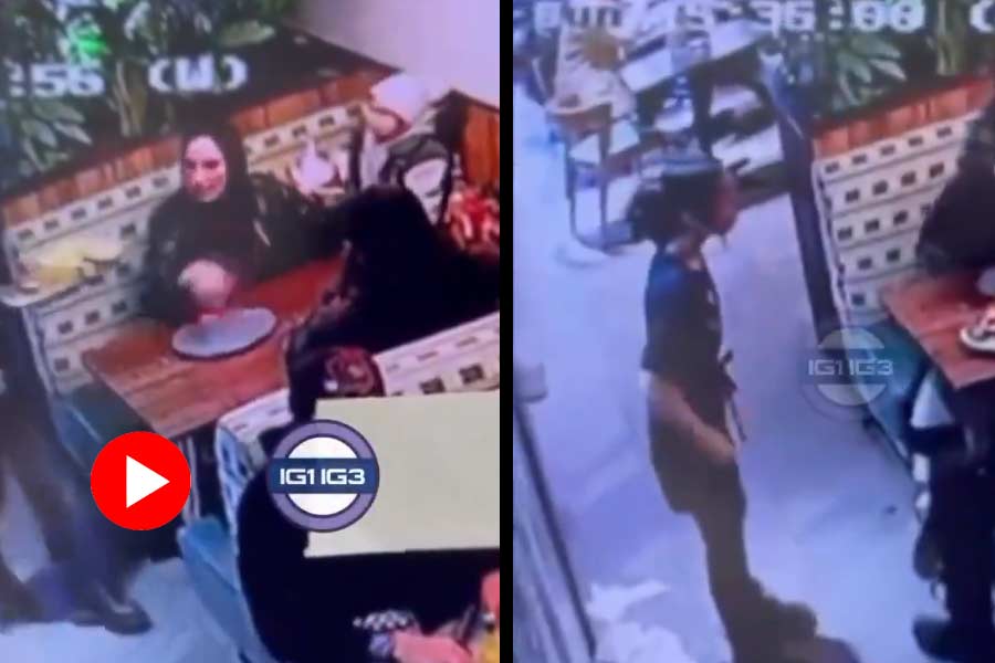 Customer Smashes Plate on Face of Waitress While Dining with Family in London