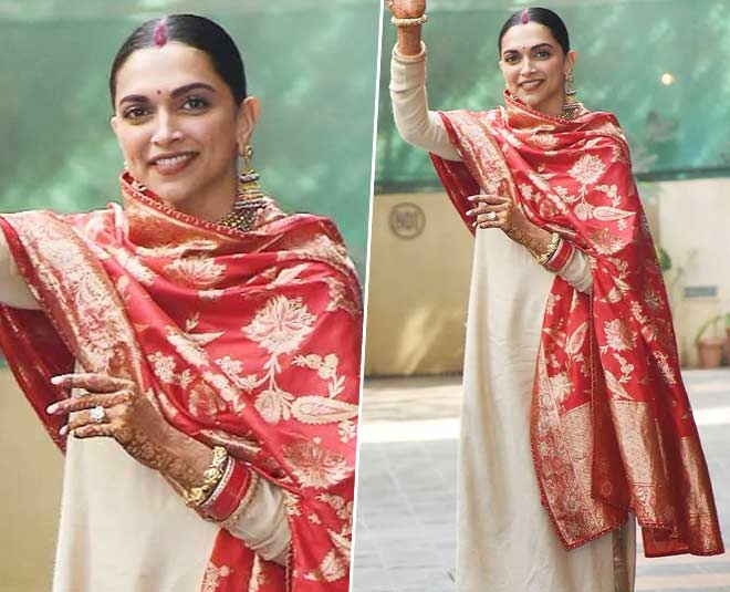 বেনারসি ওড়না।