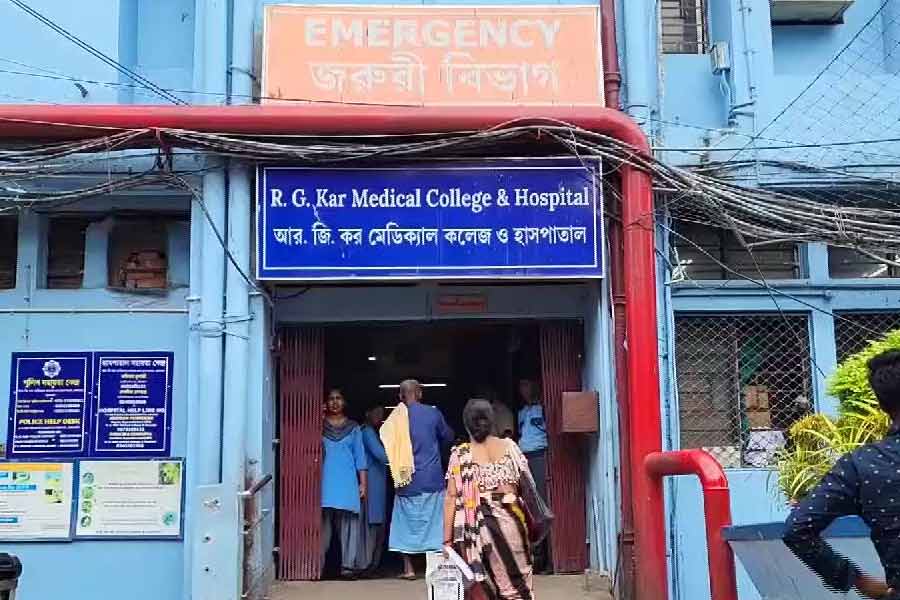 West Bengal health department officials are meeting at RG Kar Hospital