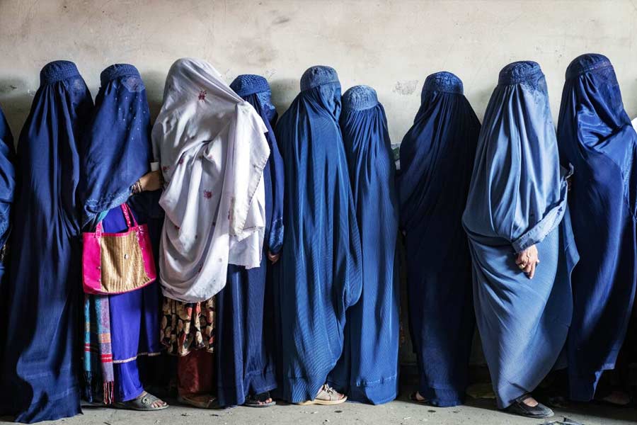 Taliban bans women from looking at stranger men and speaking loudly