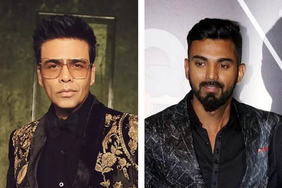 Image of Karan Johar and KL Rahul