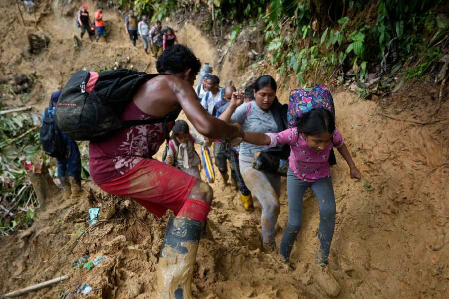 Crossing the Darien gap, immigrants risks their life to get entry in America 